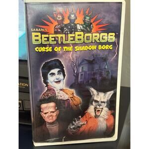 Saban‘s beetle Borg‘s curse of the shadow Borg VHS Fox kids video 1997 ￼